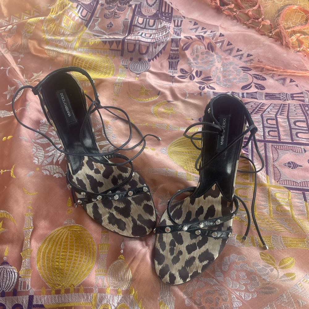 Dolce and Gabbana Open-Toed Sandals